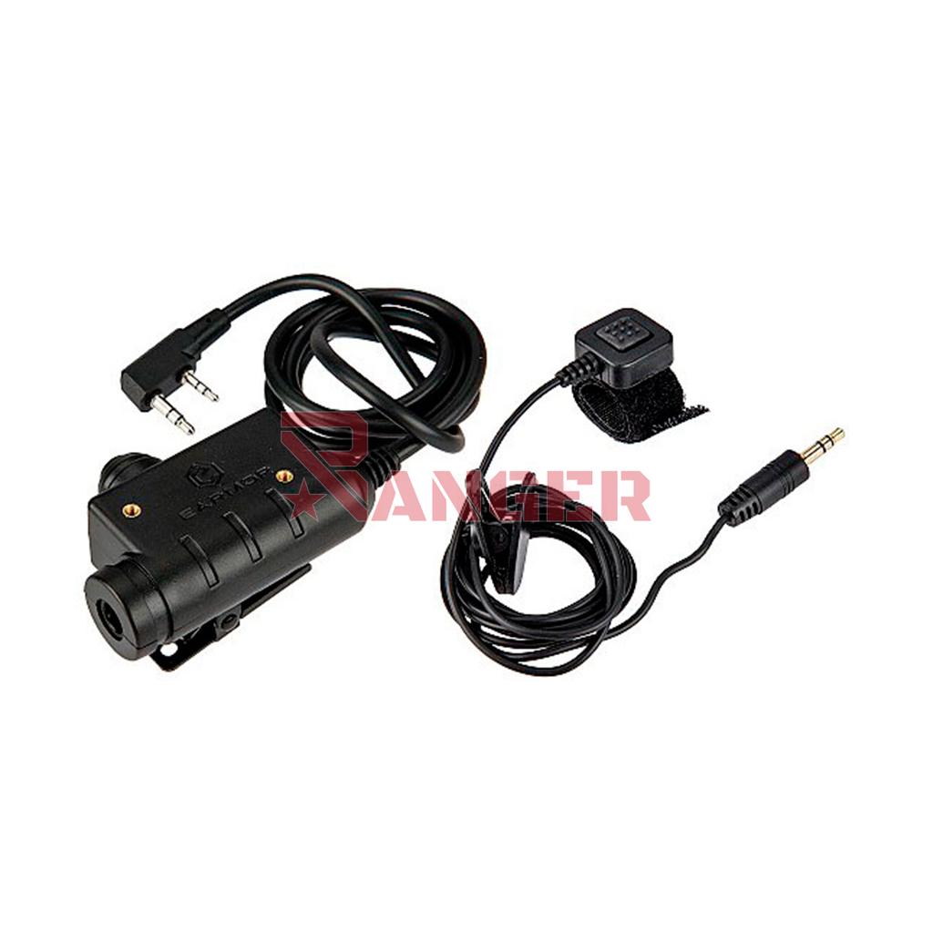 PTT EARMOR KENWOOD M52-KEN NEGRO