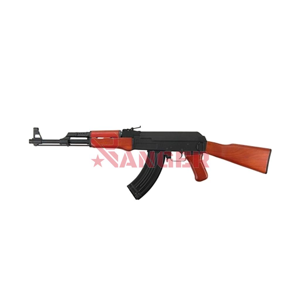 FUSIL AK-47 LARGO MUELLE MARRON