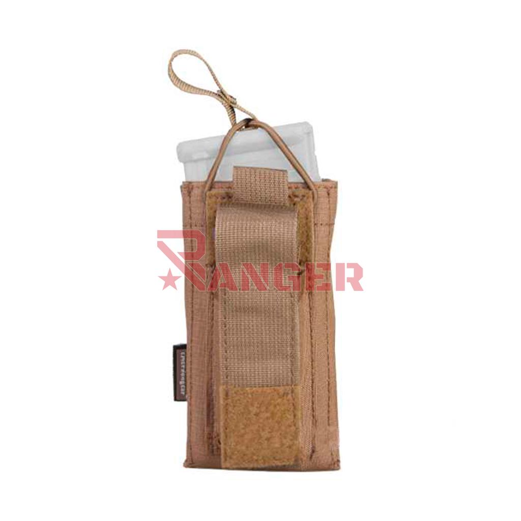POUCH CARGADOR SIMPLE EMERSON 5.56&PISTOL OPEN TOP COYOTE