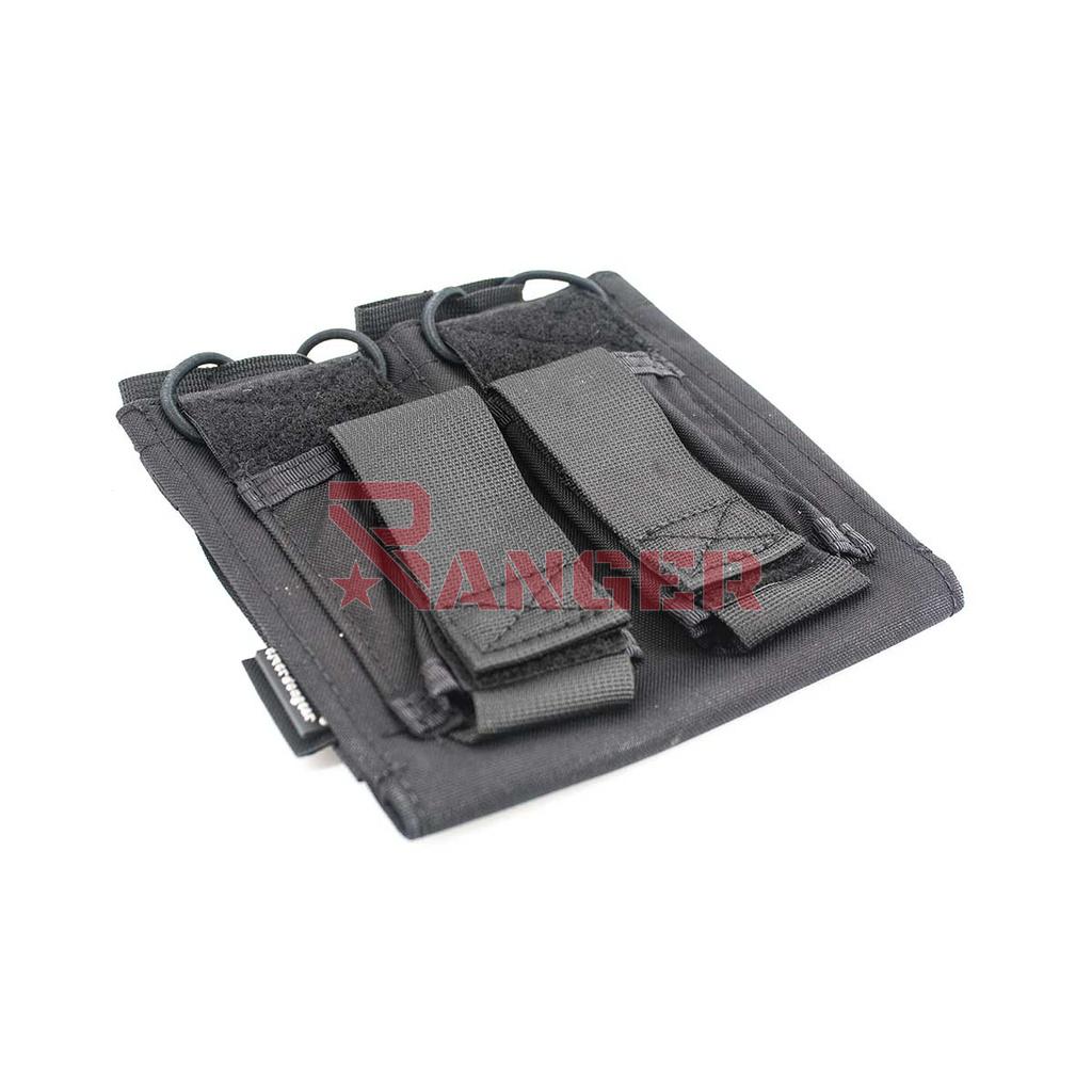 POUCH CARGADOR DOBLE EMERSON 5.56&PISTOL OPEN TOP NEGRO