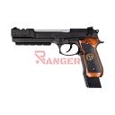 PISTOLA WE M92 BIOHAZARD EXTENDED METAL NEGRA