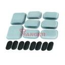 PROTECTOR CASCO FMA ALMOHADILLAS RECTANGULAR GRIS