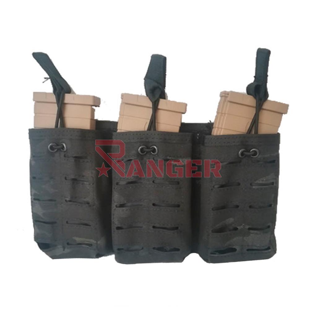 POUCH IMMORTAL CARGADOR M4/G36 TRIPLE (1301) MULTICAM BLACK