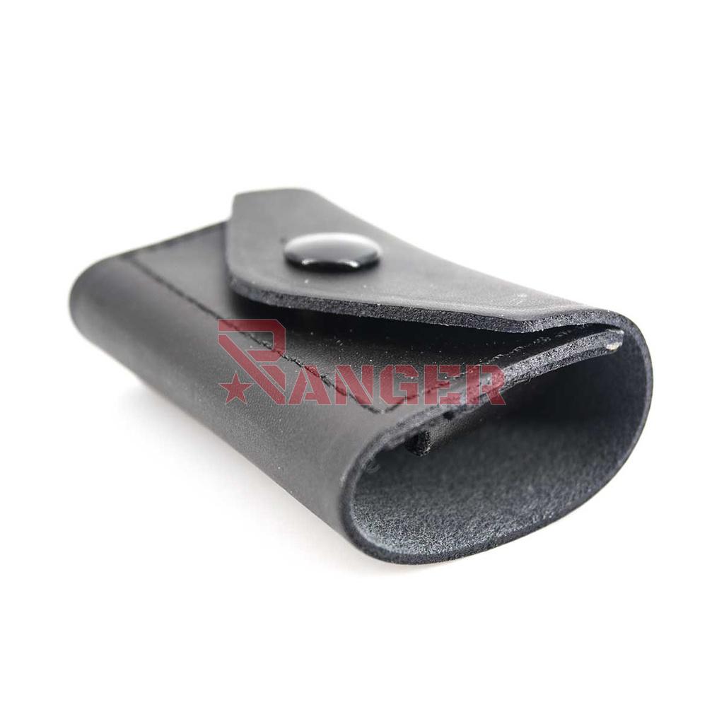 FUNDA PORTACARTUCHOS PIELCU CUERO NEGRA