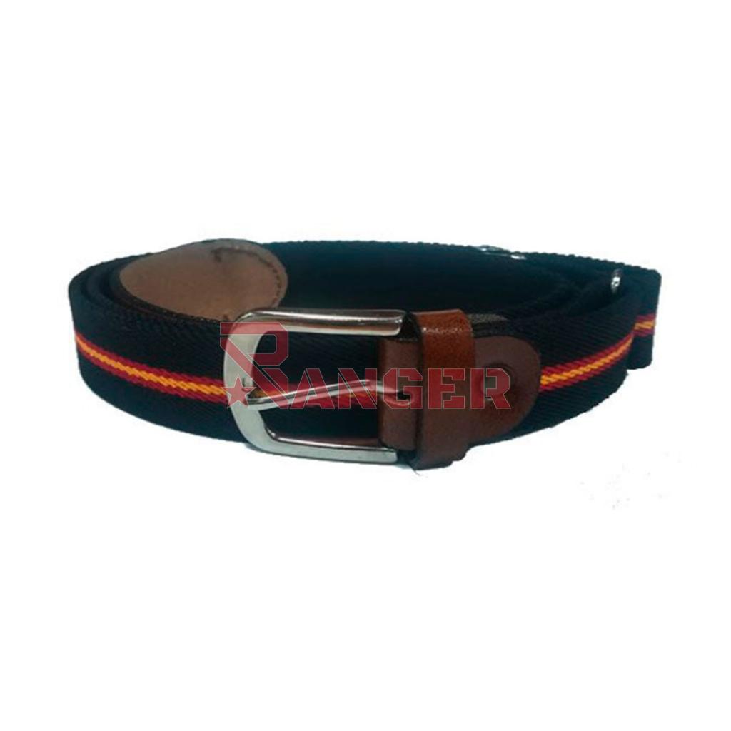 CINTURON ESPAÑA ELASTICO NEGRO