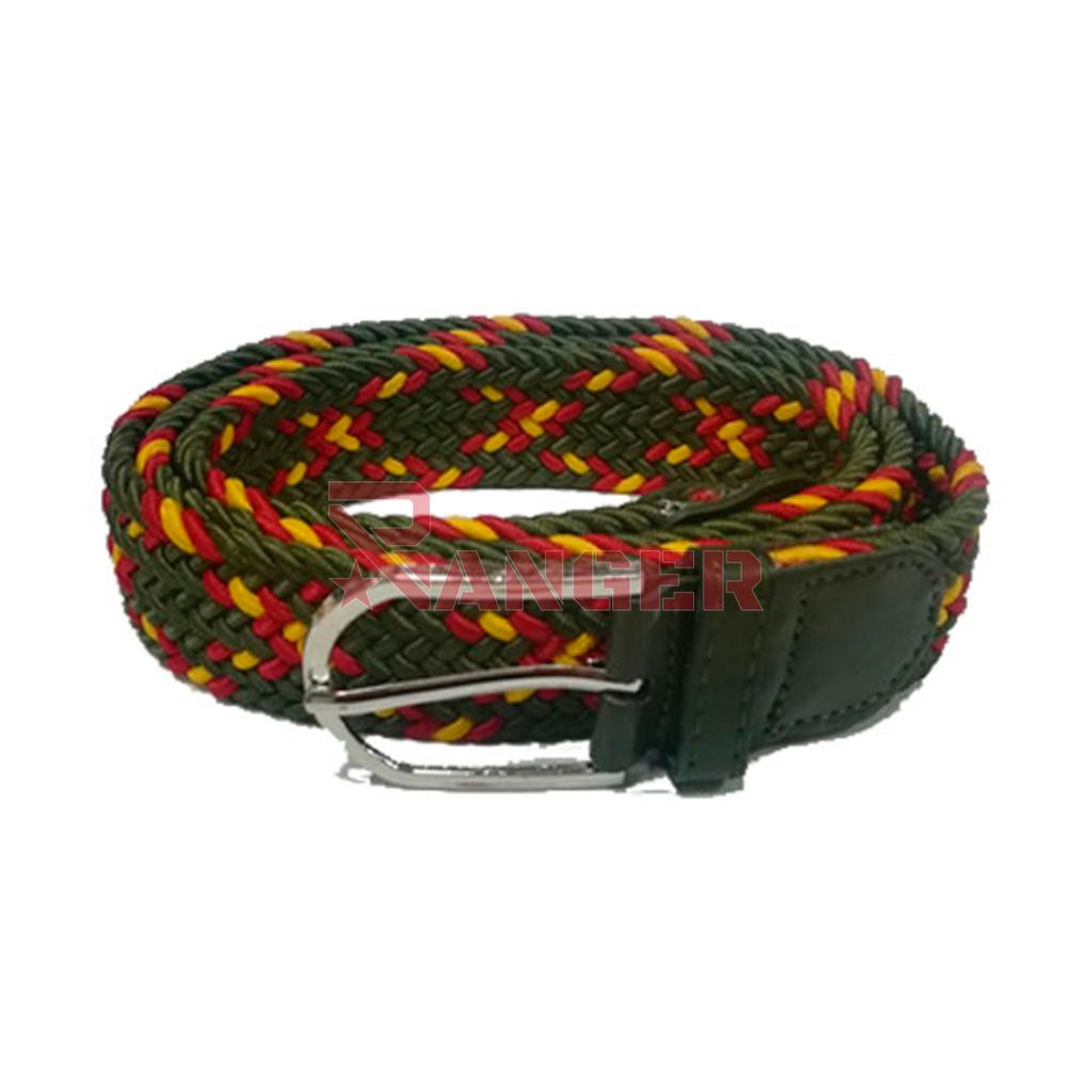 CINTURON ESPAÑA TRENZADO VERDE