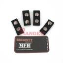 SEPARADOR NYLON CEÑIDOR CORCHETE 4PCS NEGRO