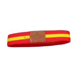 [88612-ES/707742] PULSERA ESPAÑA ELASTICA CUADRADO CUERO ESPAÑA
