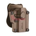 FUNDA PISTOLA RIGIDA CYTAC UNIVERSAL TAN