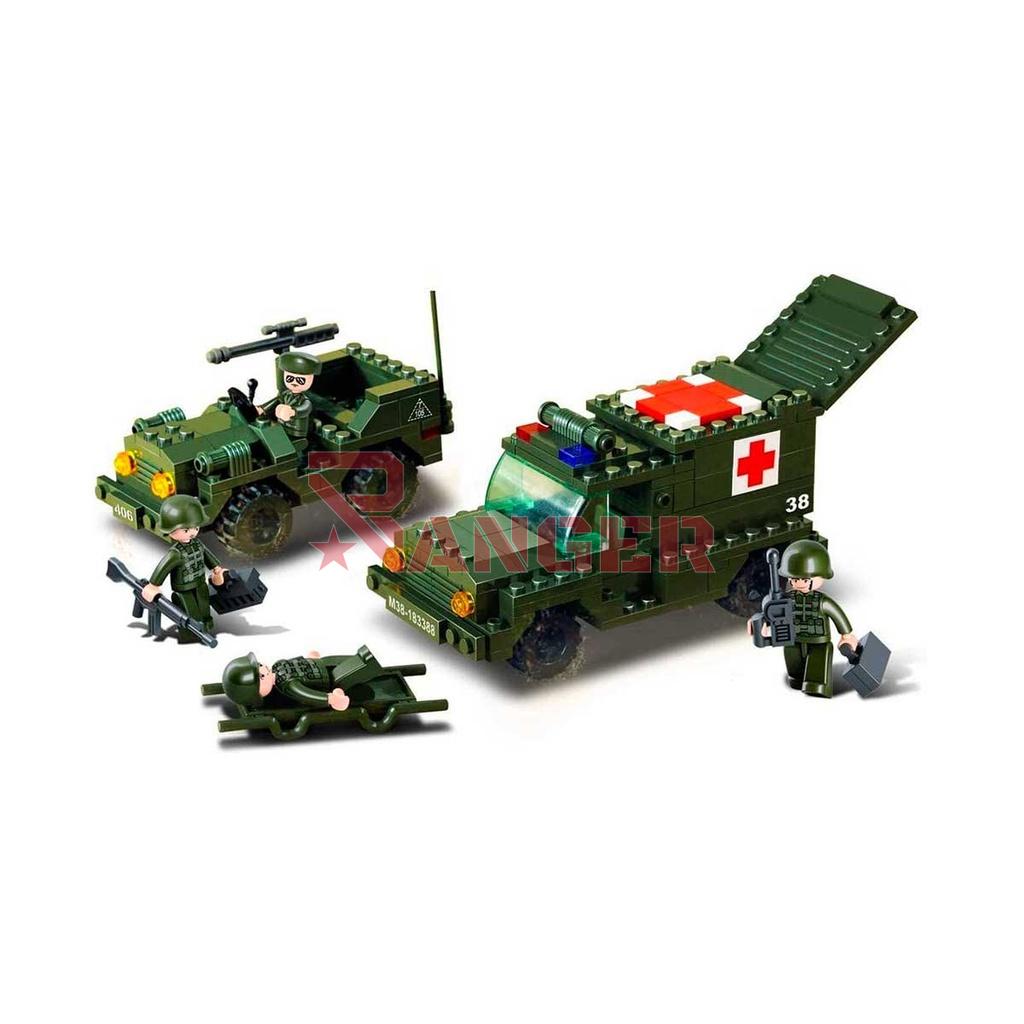 AMBULANCIA ESCOLTA ARMY SLUBAN 229 PCS VERDE