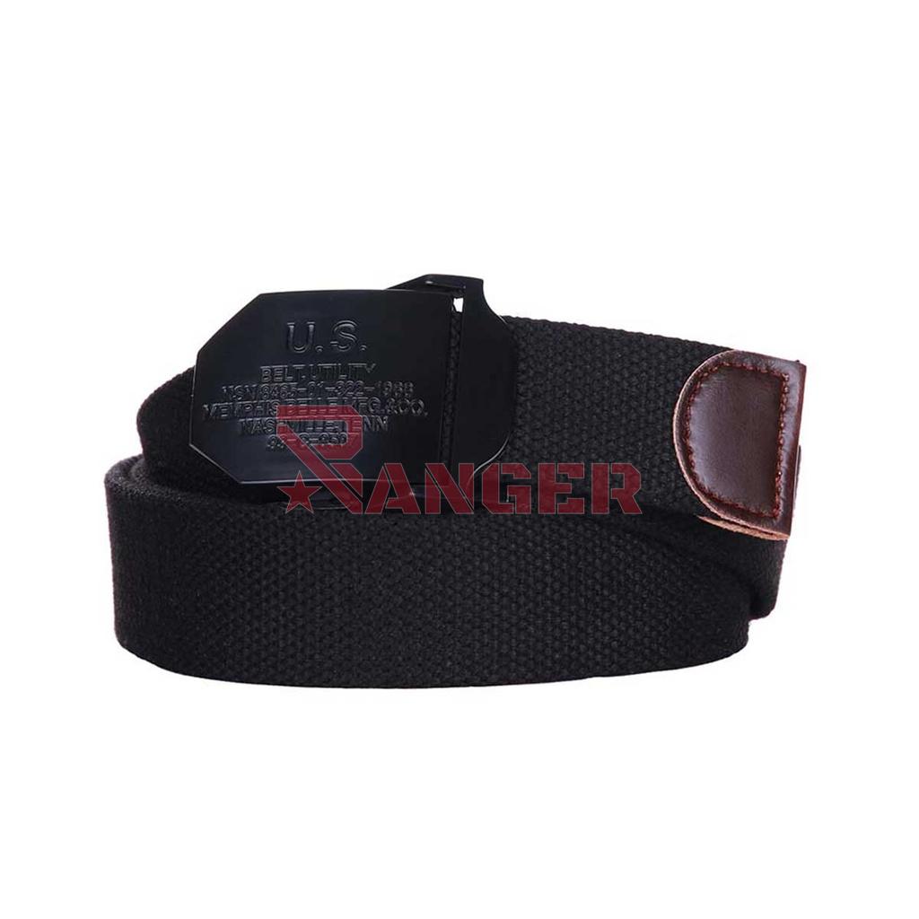 CINTURON U.S. ESTRECHO NEGRO