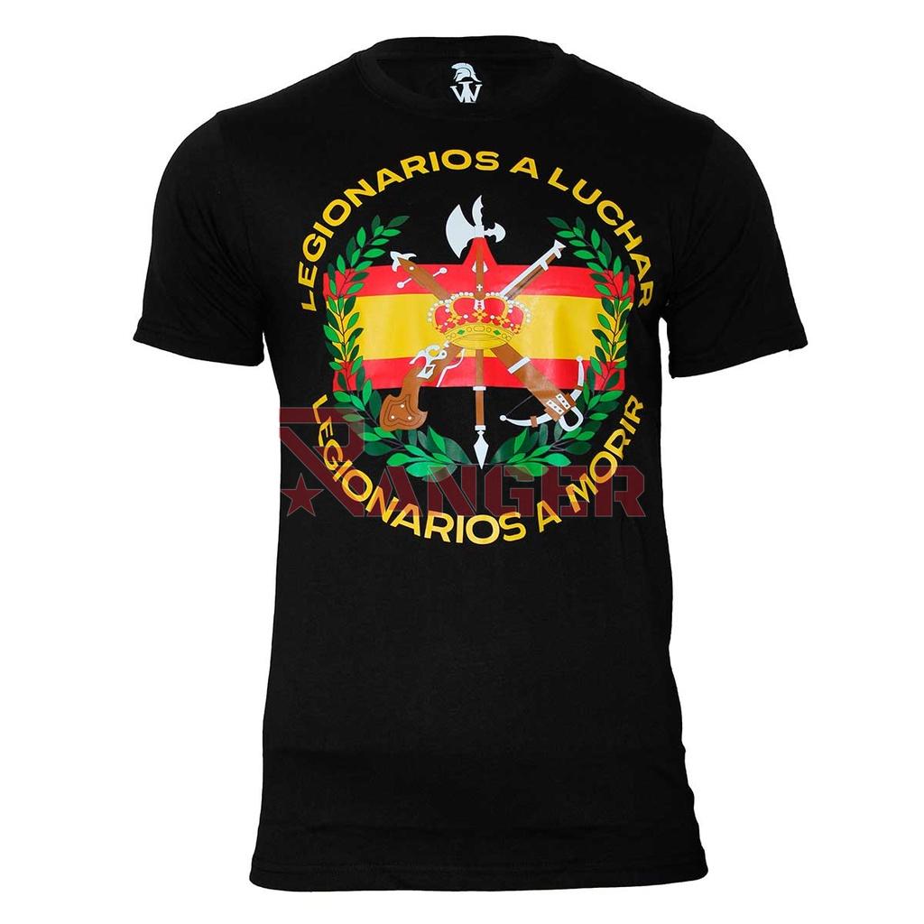 CAMISETA IMMORTAL LEGIONARIOS A LUCHAR NEGRA