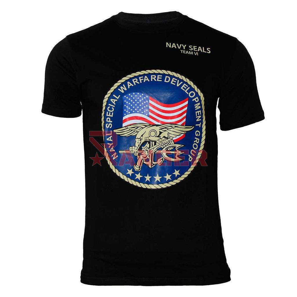 CAMISETA IMMORTAL NAVY SEALS TEAM VII NEGRA