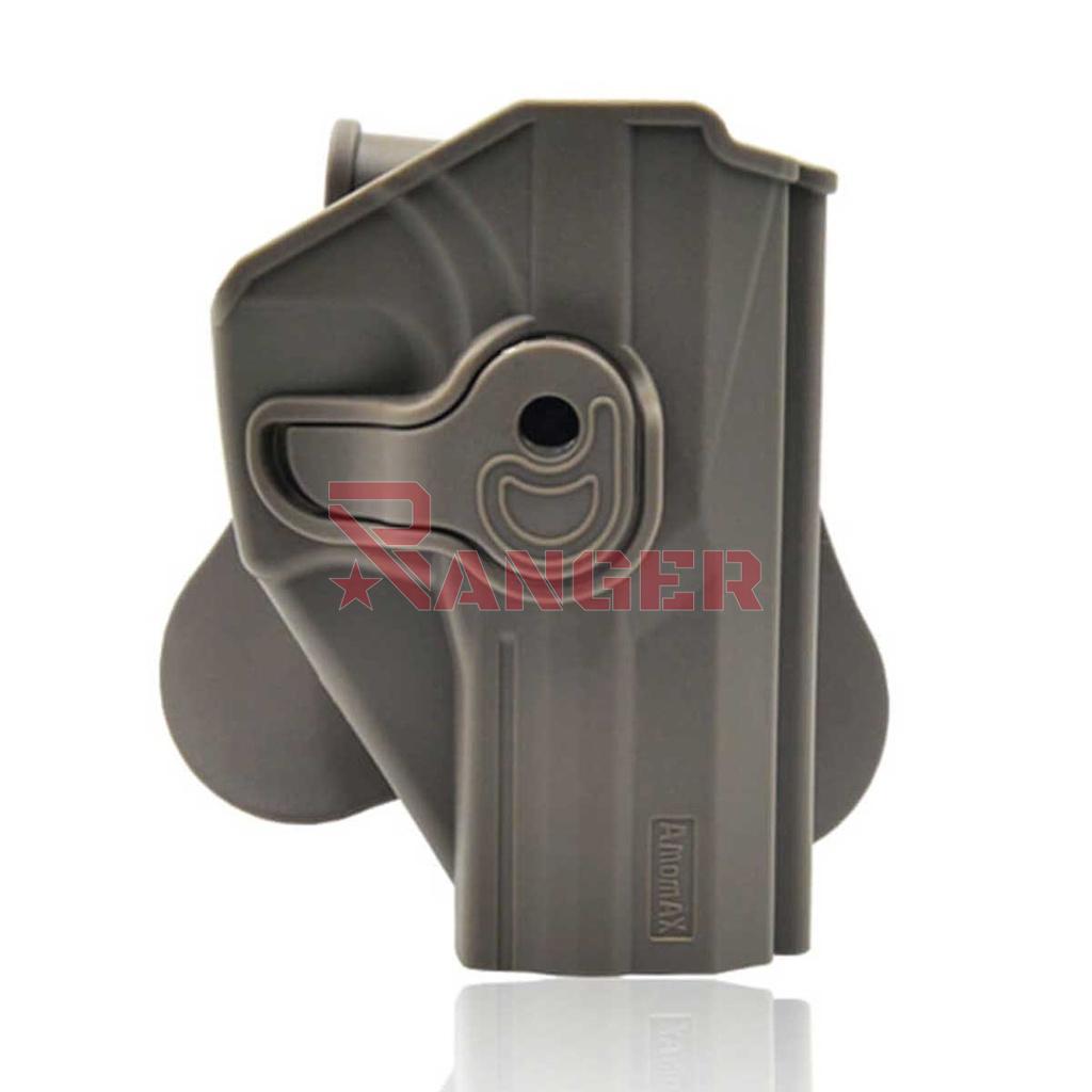 FUNDA PISTOLA RIGIDA AMOMAX USP TAN