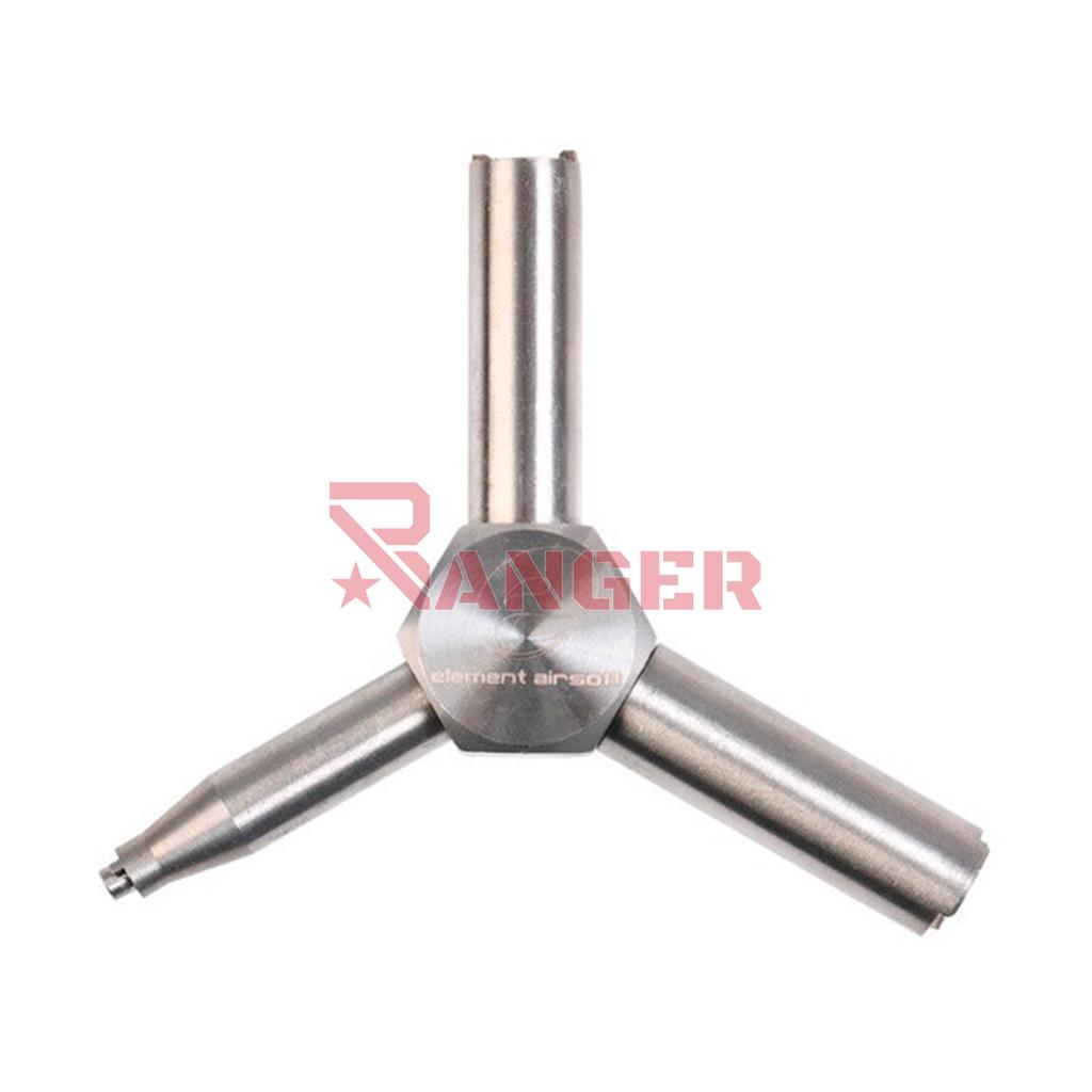 LLAVE VALVULA ELEMENT GBB PLATA
