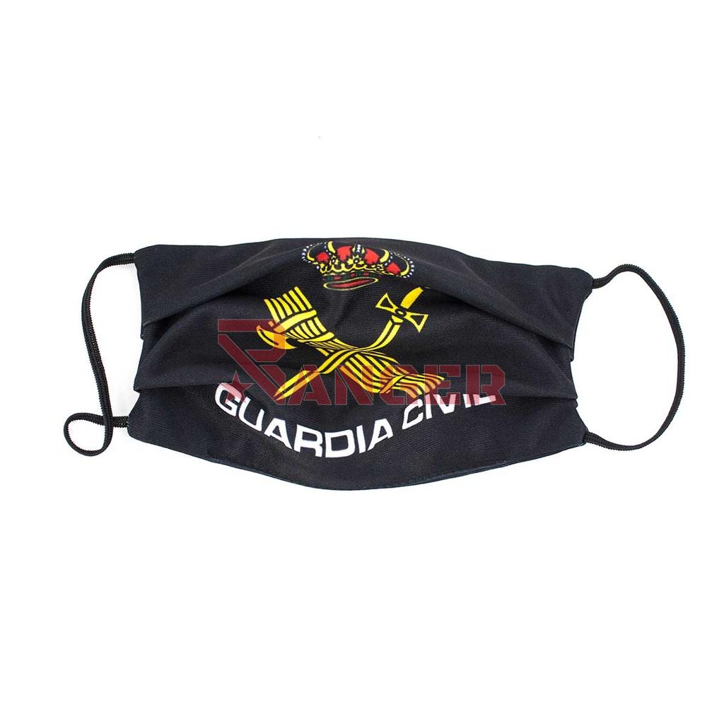 MASCARILLA REVERSIBLE NIVEL 3 GUARDIA CIVIL NEGRA