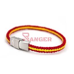 [002033-ES] PULSERA ESPAÑA CIERRE PLATA METALICO ESPAÑA