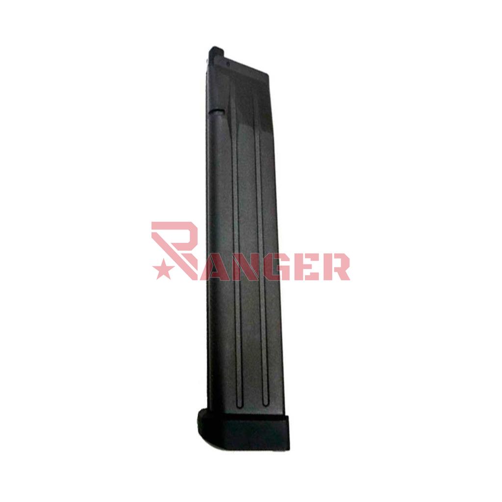 CARGADOR PISTOLA WE GAS HI-CAPA 5.1 LARGO 50RDS NEGRO