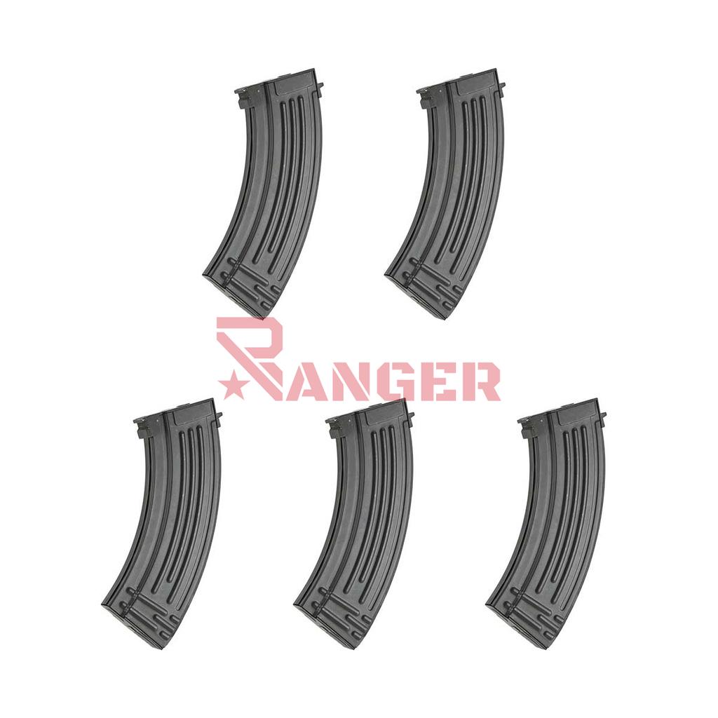 CARGADOR FUSIL AK47 E&L MID-CAP 120RDS 5PCS NEGRO