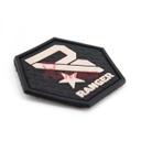 PARCHE PVC RANGER NEGRO-TAN