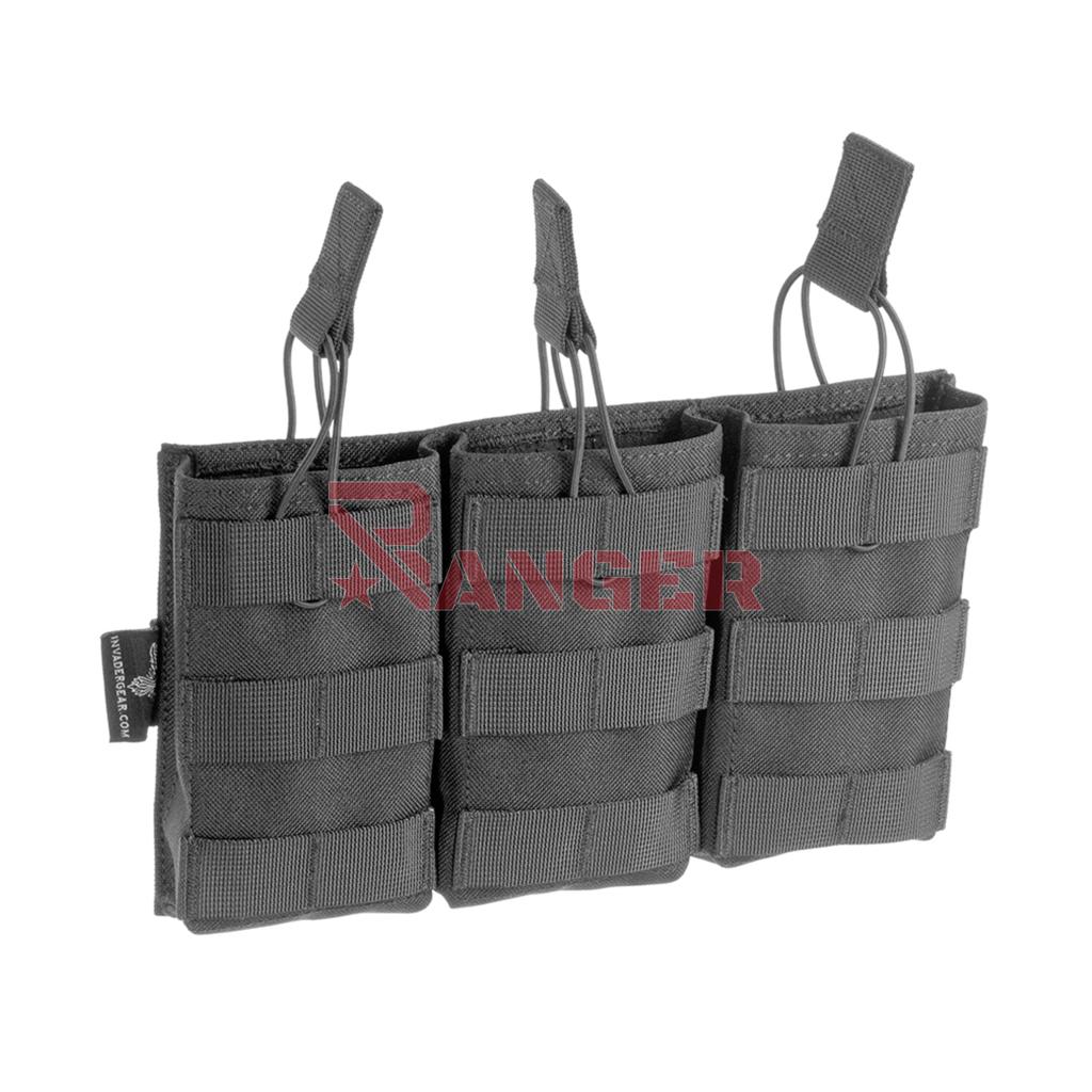 POUCH CARGADOR INVADER GEAR TRIPLE M4 NEGRO