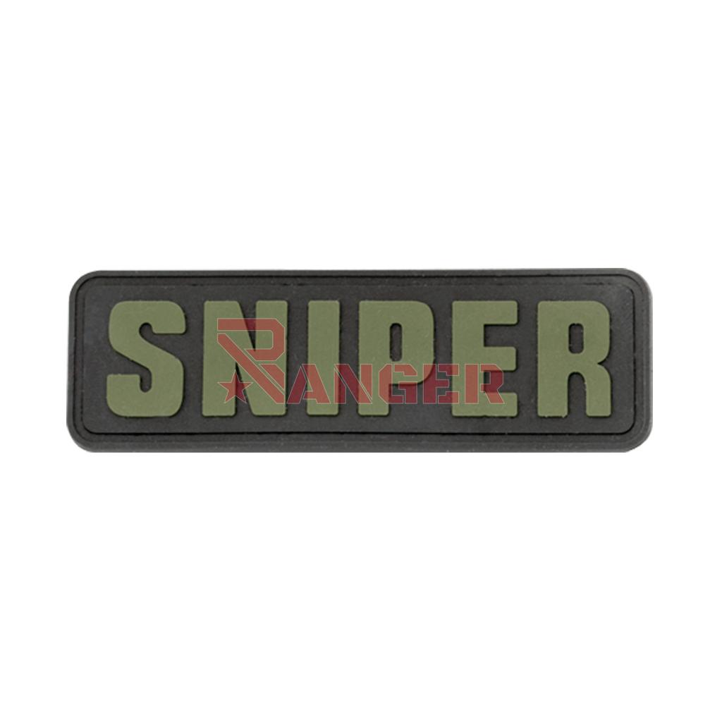 PARCHE PVC BARBARIC SNIPER VERDE-NEGRO