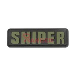 [09939] PARCHE PVC BARBARIC SNIPER VERDE-NEGRO