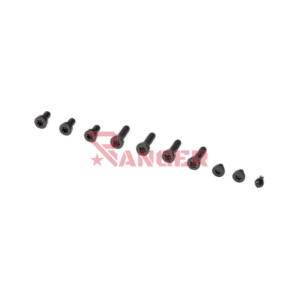 SET TORNILLOS GEARBOX V2 NEGRO