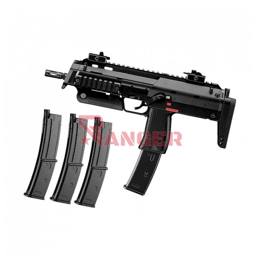 PACK FUSIL MARUI MP7 A1 GAS NEGRO Y 3 CARGADORES