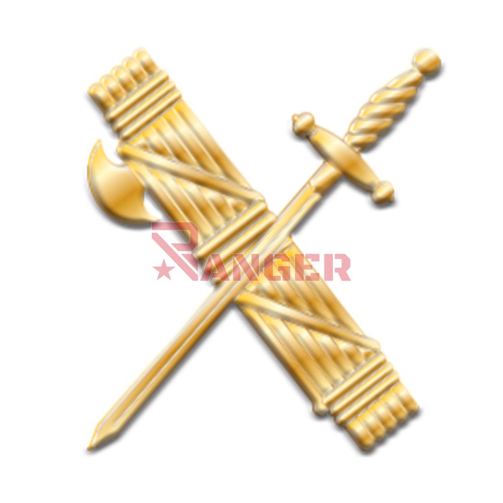 PIN BARBARIC GUARDIA CIVIL ESPADA DORADO