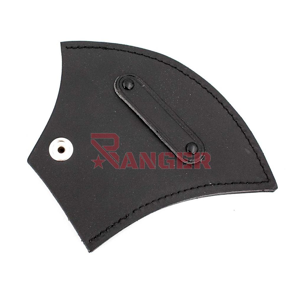 FUNDA HACHA CUERO NEGRA