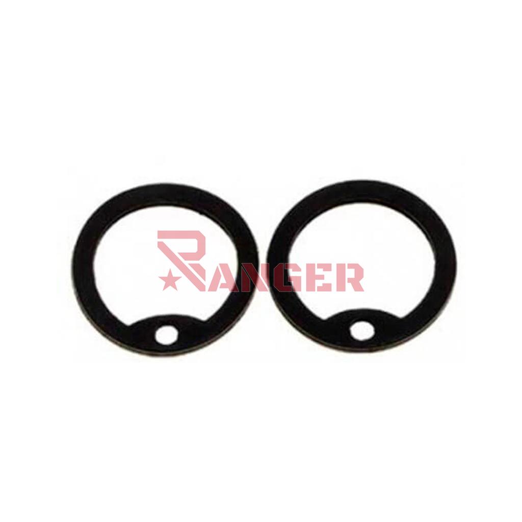 SILENCIADOR CHAPA IDENTIF. IMMORTAL EU/US GOMA REDONDO 2PCS NEGRO