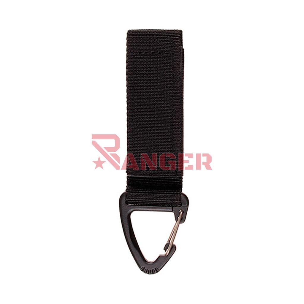 ENGANCHE CORREA FUSIL MFH C/MOSQUETON NEGRO