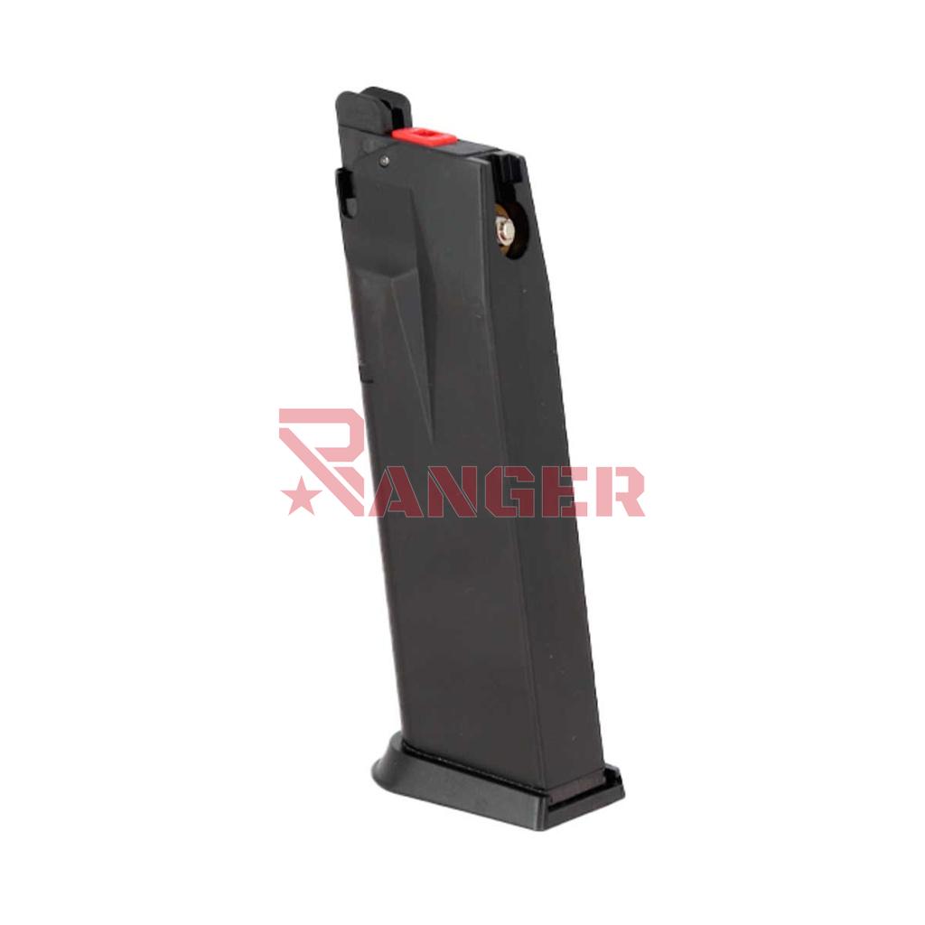 CARGADOR PISTOLA SWISS ARMS NAVY 0.9J GBB NEGRO