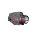 LINTERNA TACTICA C/LASER ROJO W5 NEGRA