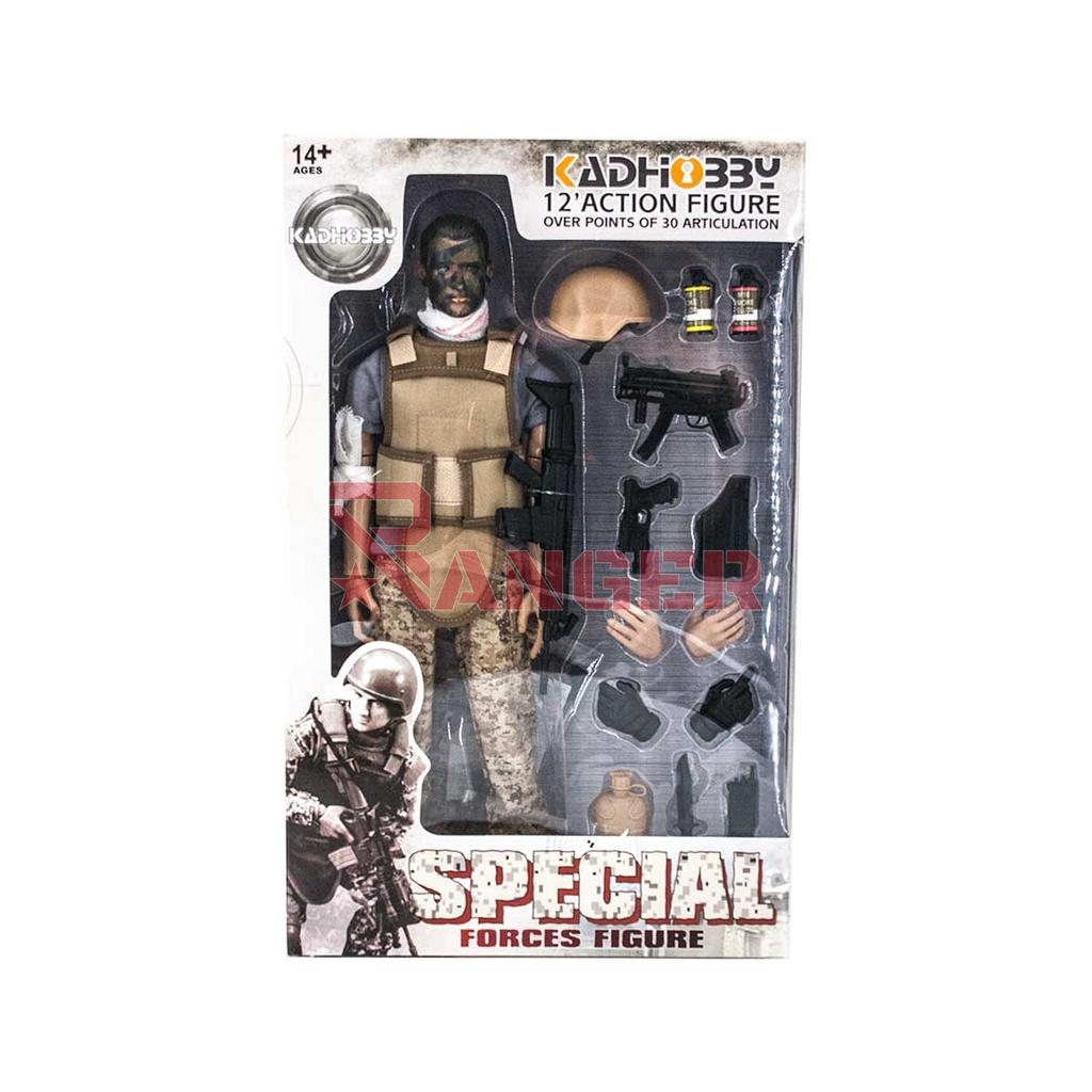 MUÑECO CUSTOM SOLDADO HERIDO SPECIAL FORCE PIX.ARIDO