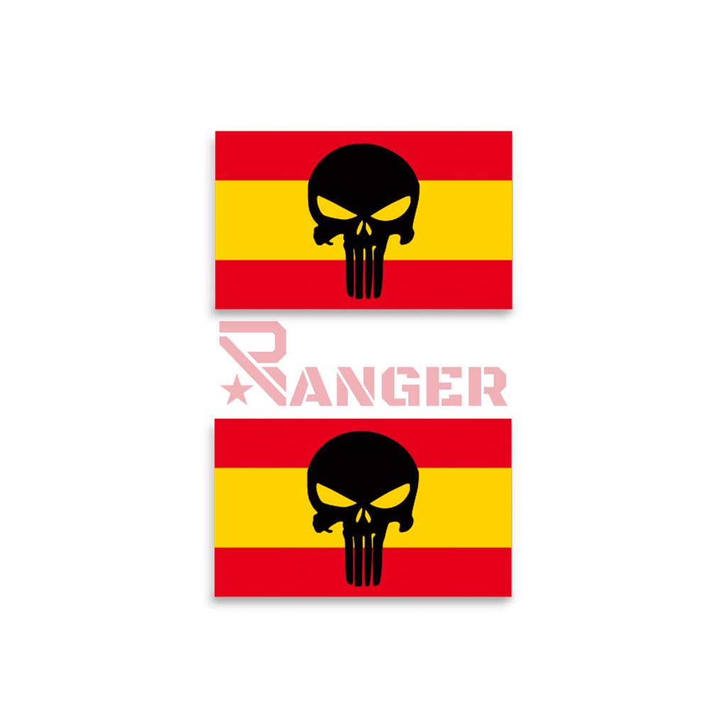 PEGATINA ABULTADA BARBARIC 2PCS PUNISHER ESPAÑA