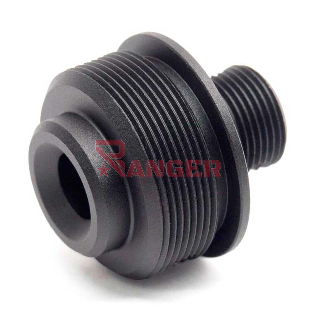 ADAPTADOR SILENCIADOR ACTION ARMY T10 TIPO B NEGRO