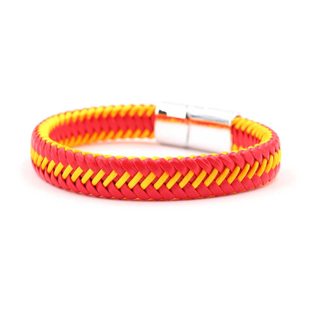 PULSERA ESPAÑA ANCHA MAGNETICA