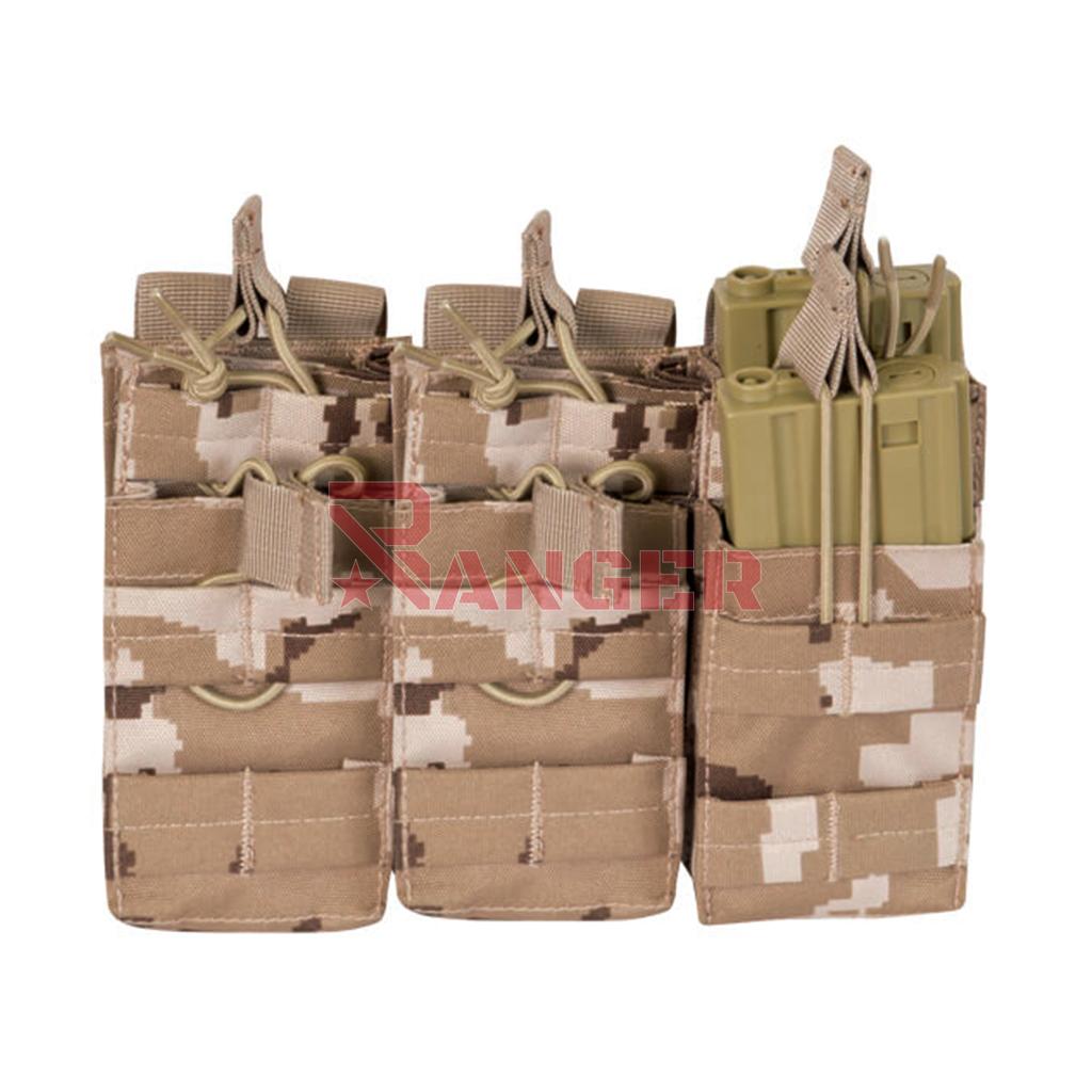 POUCH CARGADOR TRIPLE PIELCU MOLLE CORDON PIX. ARIDO
