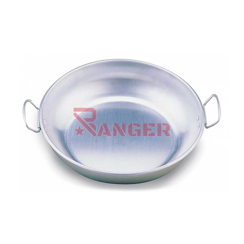 PLATO ALUMINIO LAKEN CAMPING 2 ASAS PLATA
