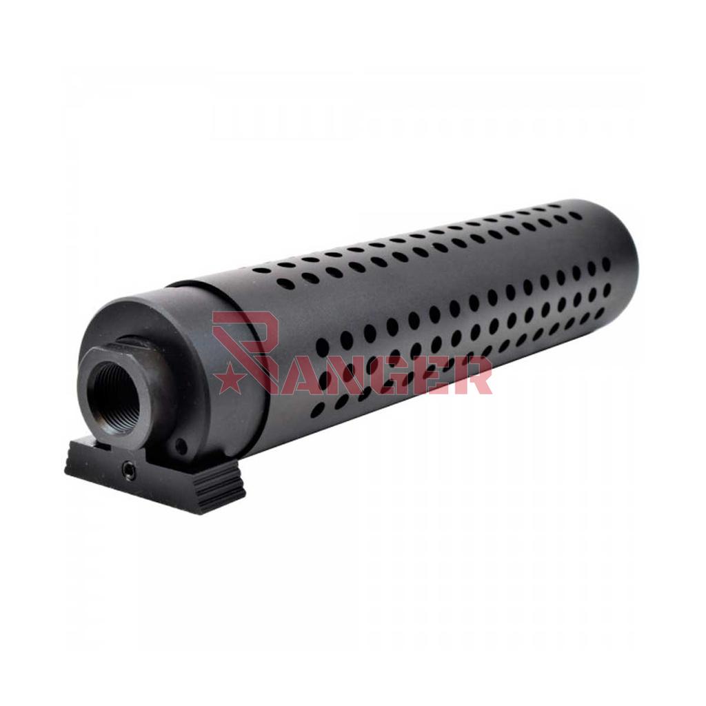 SILENCIADOR BIG DRAGON QD 175MM NEGRO