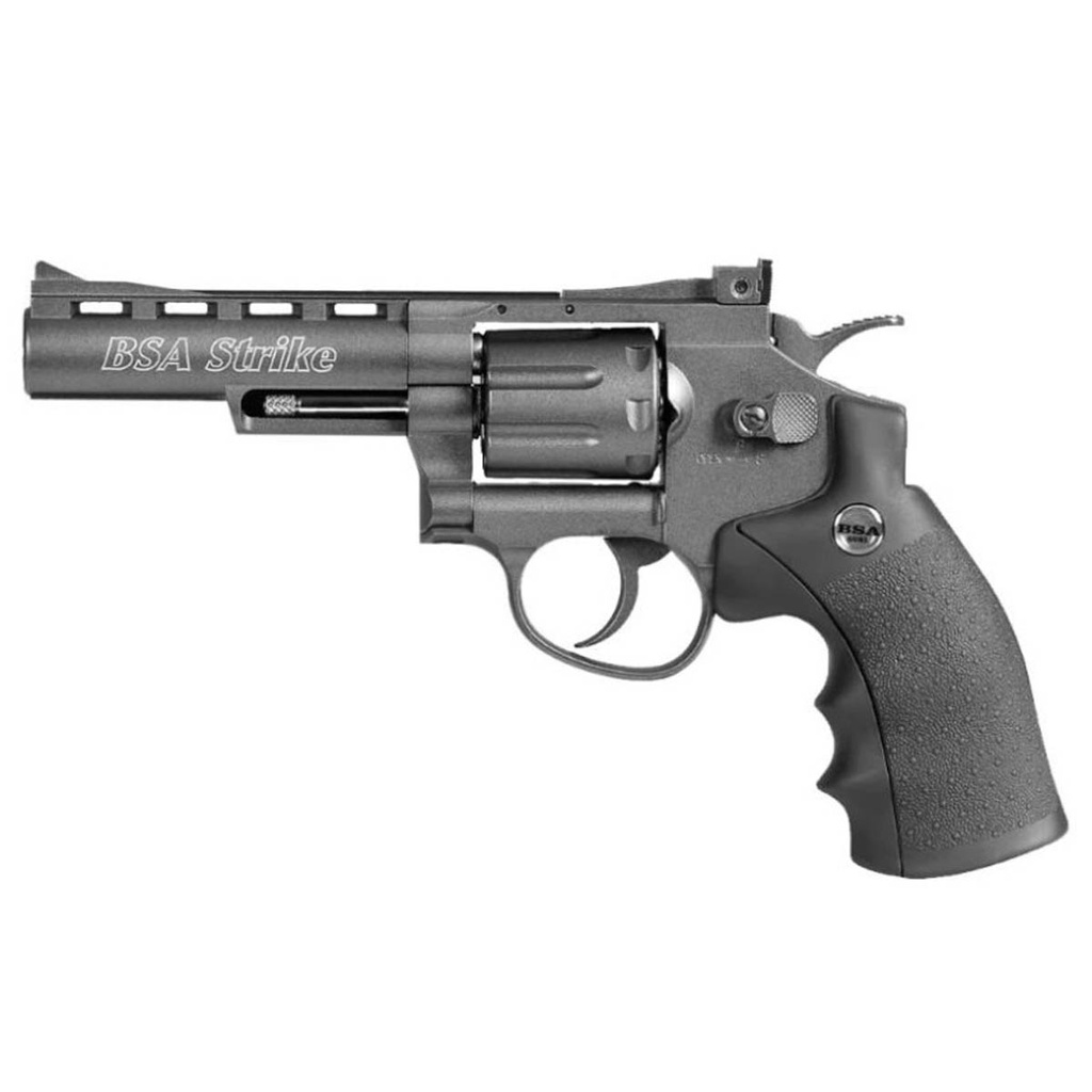 REVOLVER GAMO BSA STRIKE 4" CO2 4.5 NEGRO