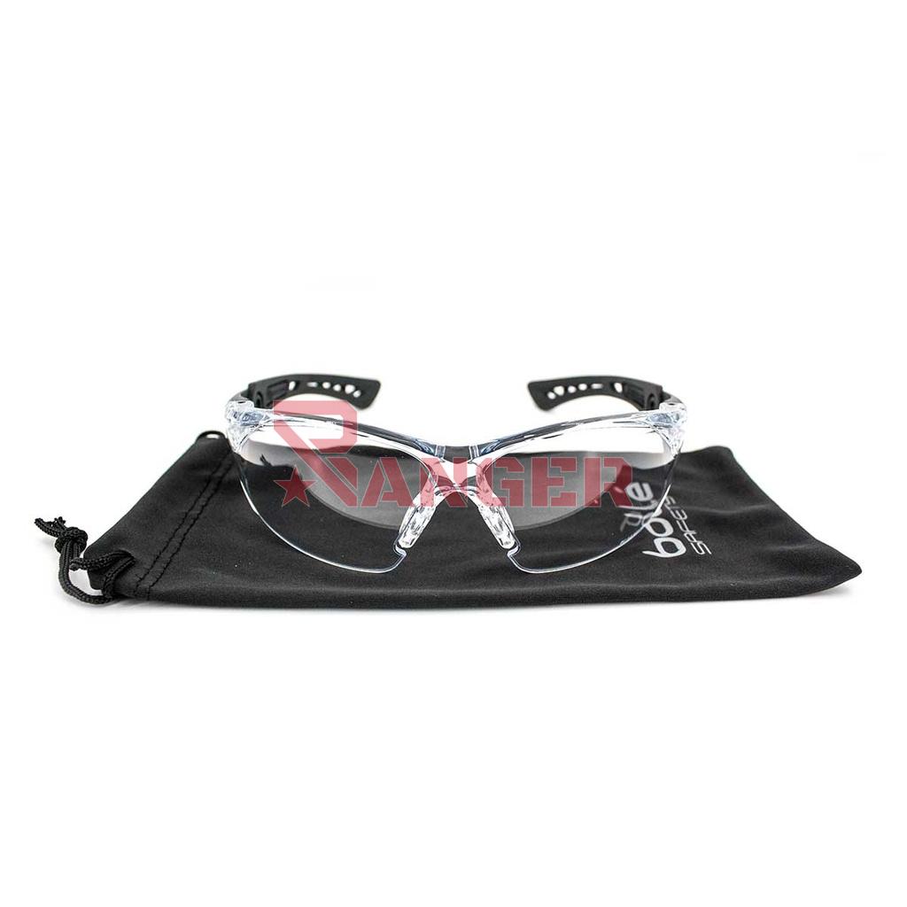 GAFA BOLLE RUSH SMALL TRANSPARENTE PATILLA NEGRA