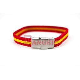 [88611-ES] PULSERA ESPAÑA ELASTICA CIERRE METALICO ESPAÑA