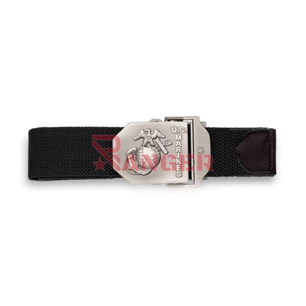 CINTURON ESTRECHO BARBARIC MARINES NEGRO