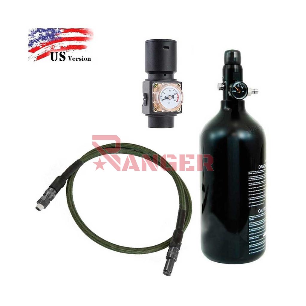 PACK LINEA HPA BALYSTIK US VERDE C/ BOTELLA 48CI 0.8L 3000PSI C/REGULADOR MANUFACTURE