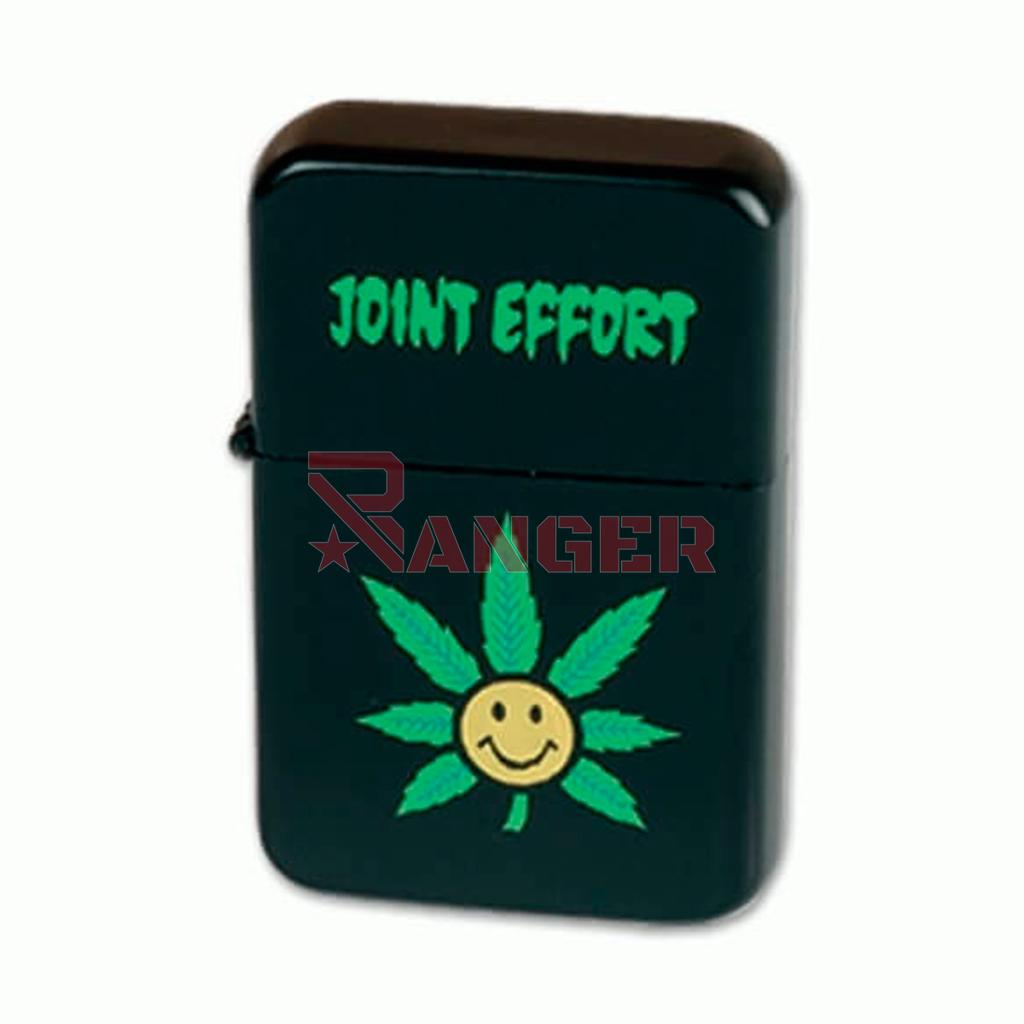 MECHERO ZIPPO MARIHUANA VERDE-AMARILLO