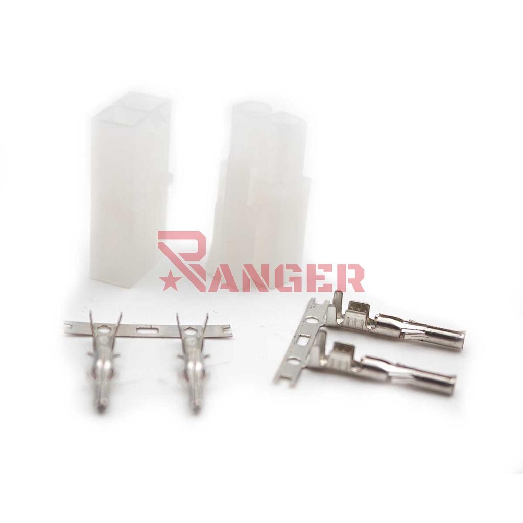 CONECTOR T-PLUG MACHO TAMIYA TAPON ASG MACHO/HEMBRA BLANCO