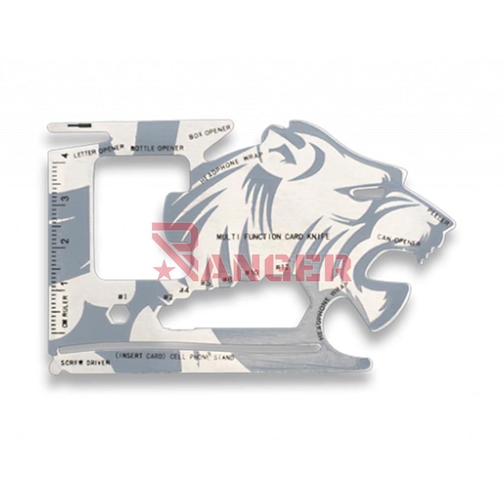 TARJETA MULTIHERRAMIENTA BARBARIC TIGRE PLATA